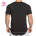 Men′s Workout Fitness Quick Dry Solid Color Tech T-Shirt